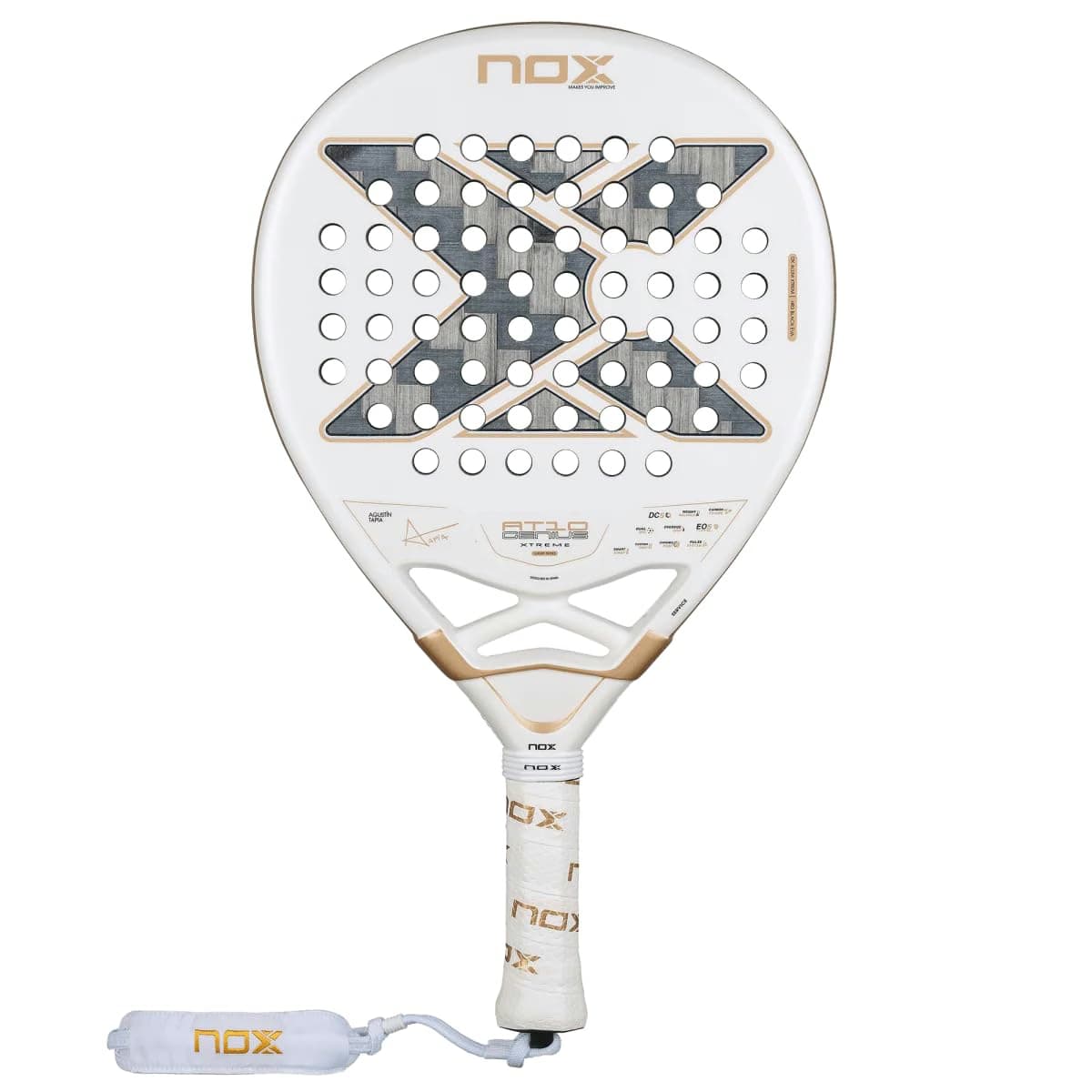 تصویر 7 - راکت پدل AT10 Luxury Genius 12K Alum XTREM 2026 NOX